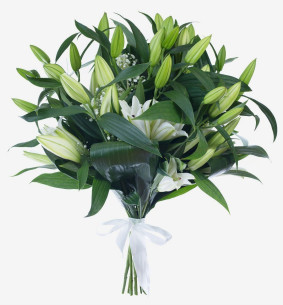 Bouquet of 10 Lilies Image